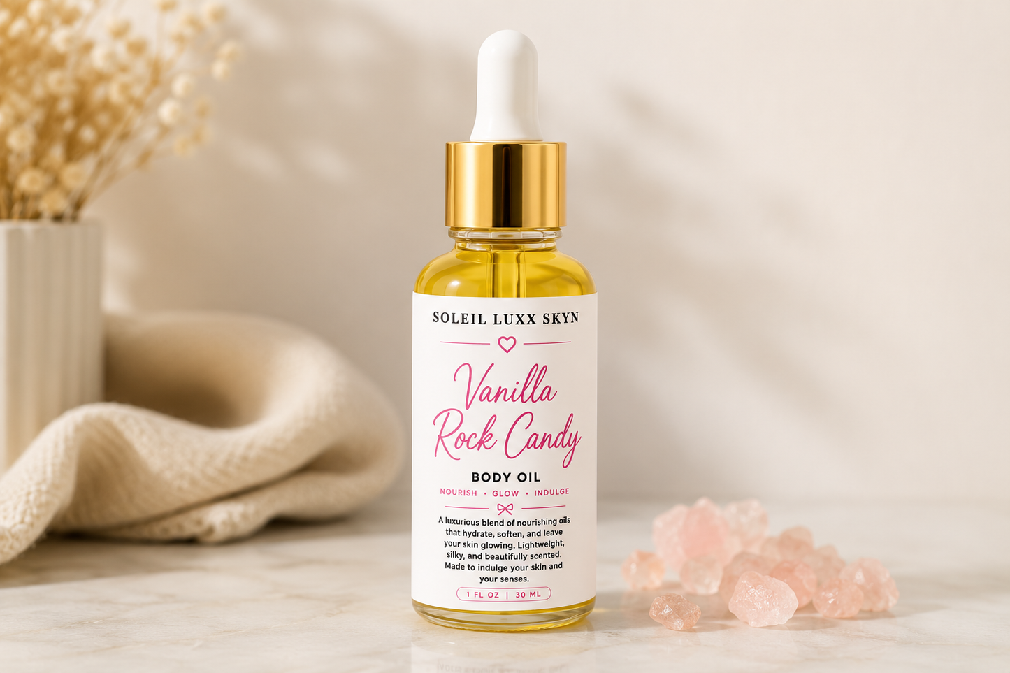 Vanilla Rock Sugar Premium Body Oil