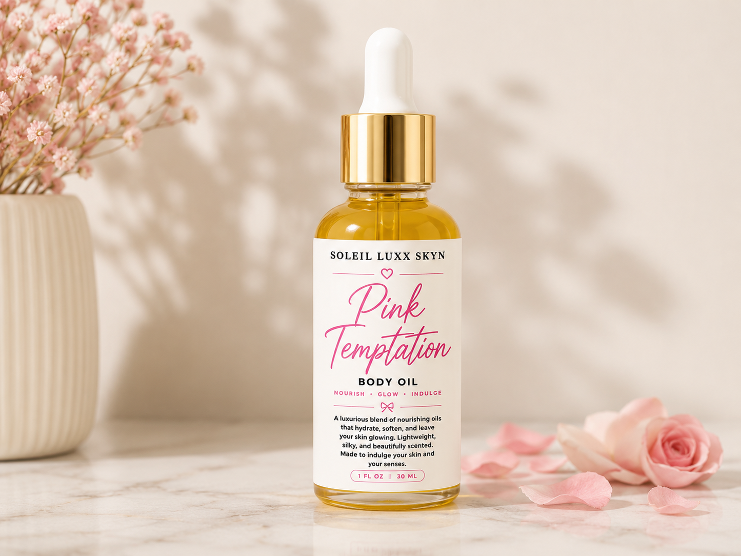 Pink Temptation Body Oil